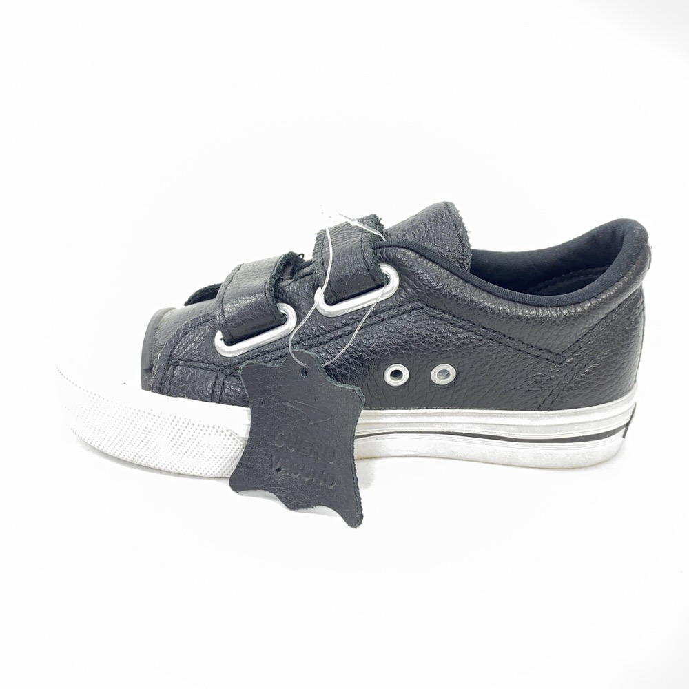PROFESIONAL CUERO II VELCRO KIDS NEGRO