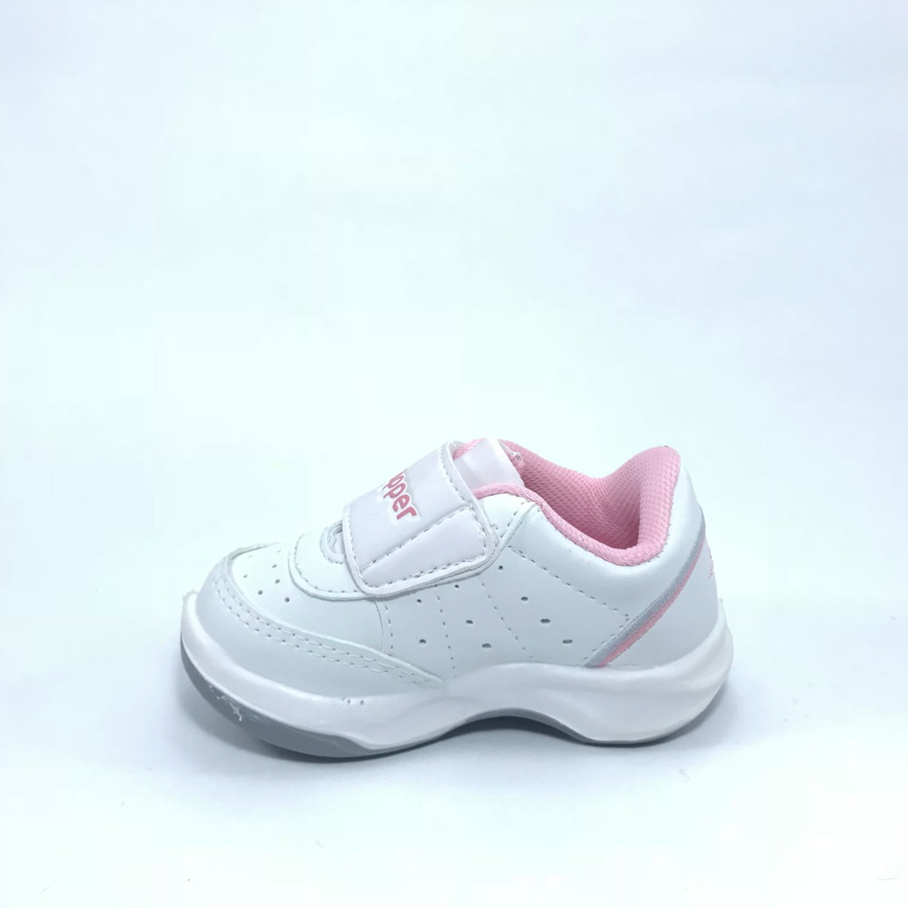 BABY X FORCER VELCRO BCO/ROSA