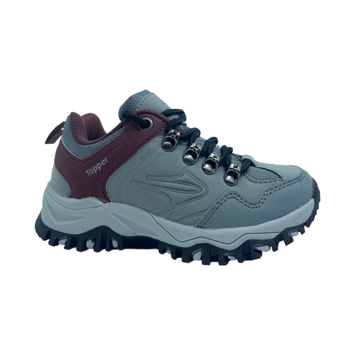 GONDOR III KIDS GRIS/BORDO
