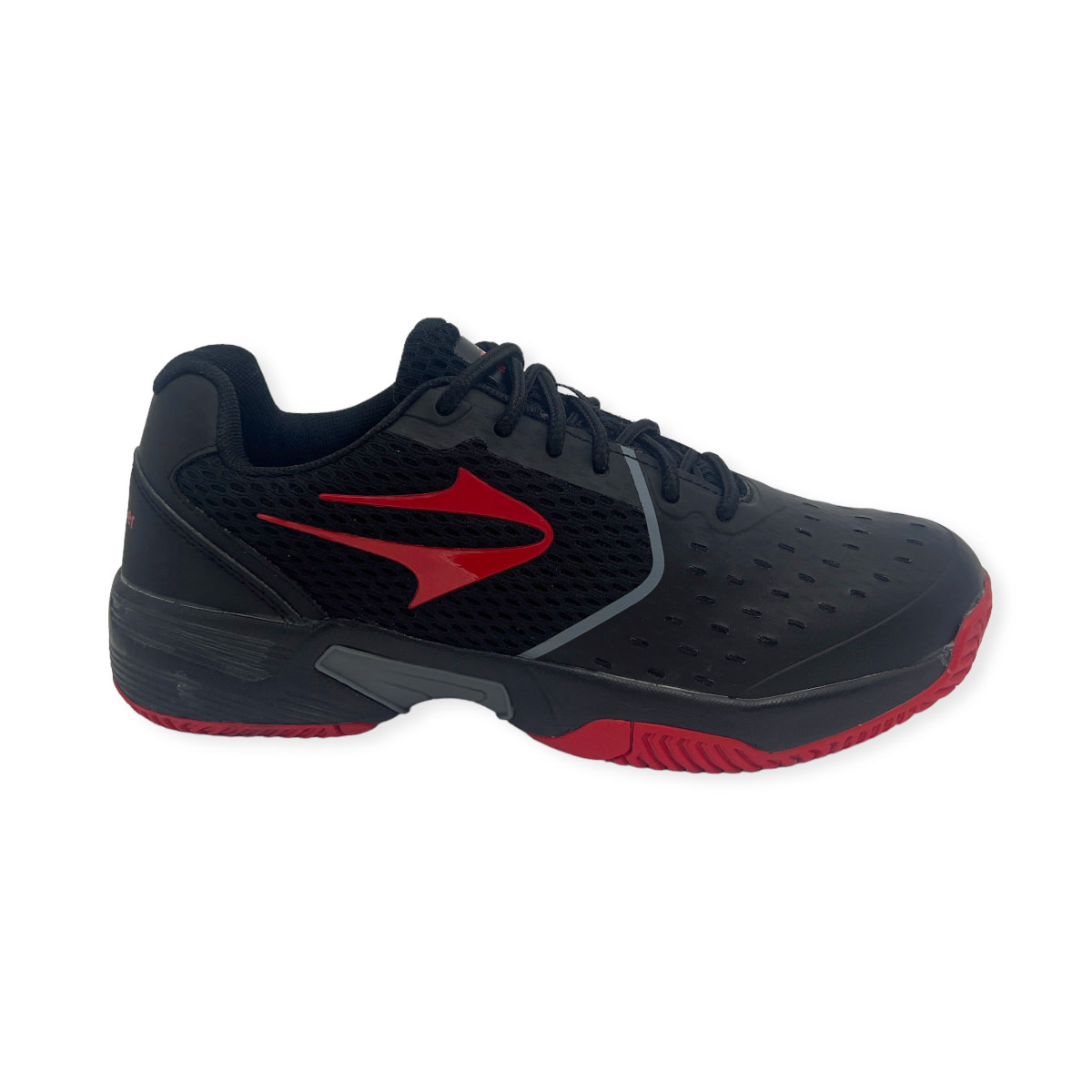 T-PADEL NEGRO-ROJO TOM