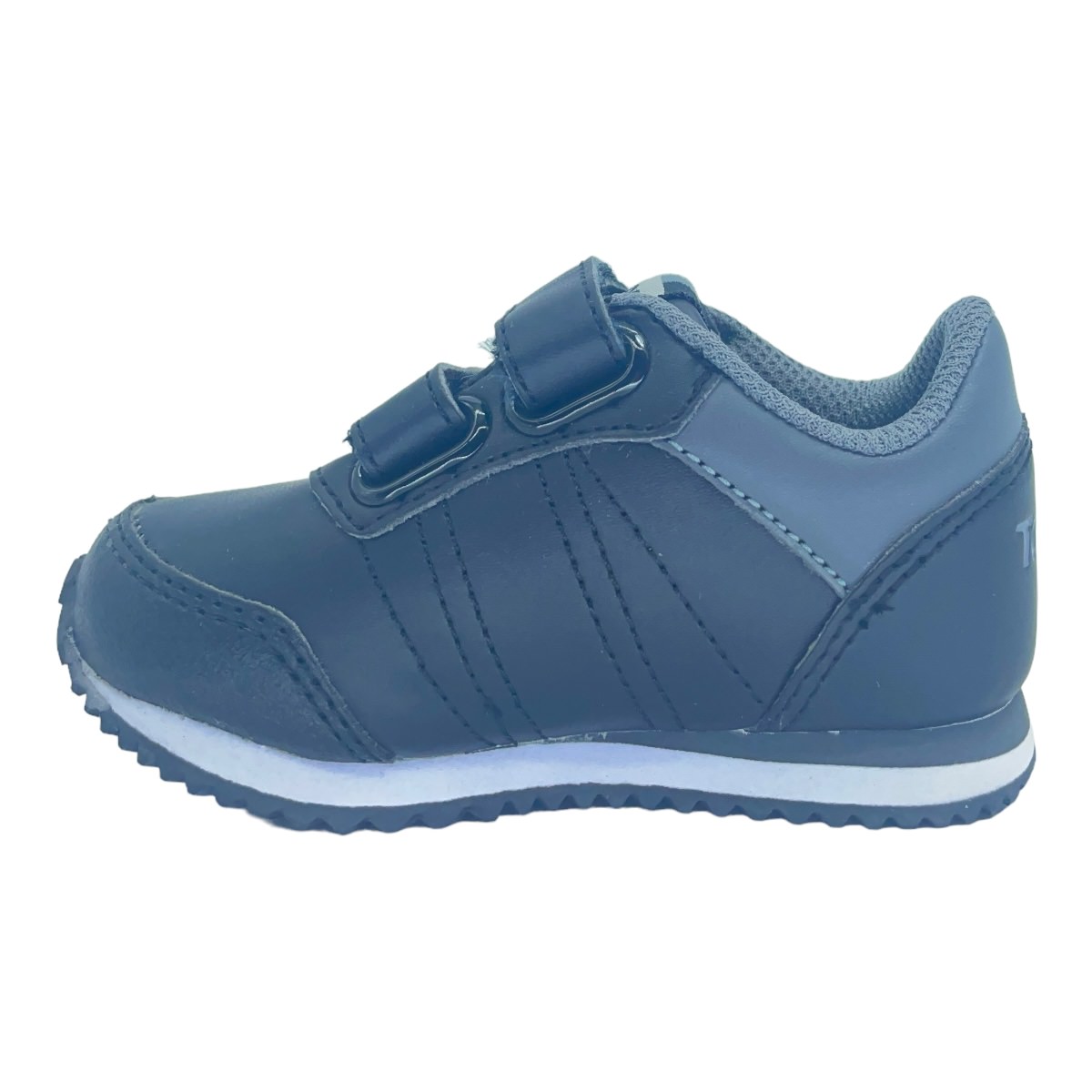 THEO CS VELCRO BEBE NEG/GRIS/19