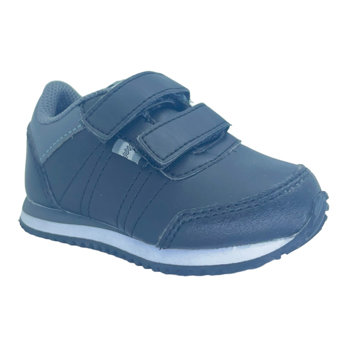 THEO CS VELCRO BEBE NEG/GRIS/19