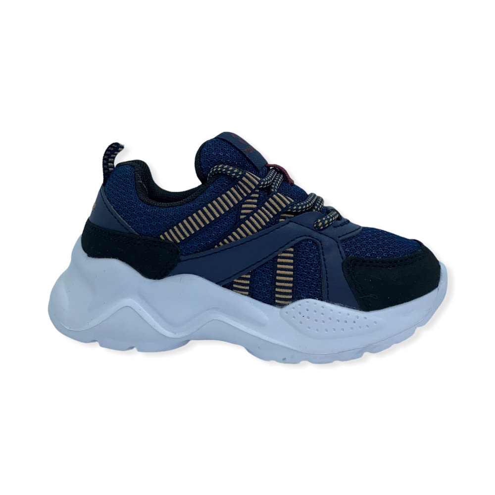 CHALPA KIDS AZUL MAJO/NEGRO/BEIGE