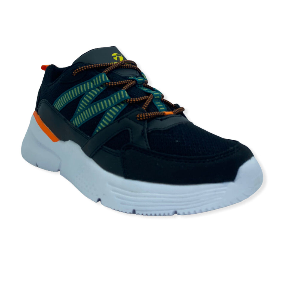 CHALPA NEGRO VERDE SLATE NARANJA