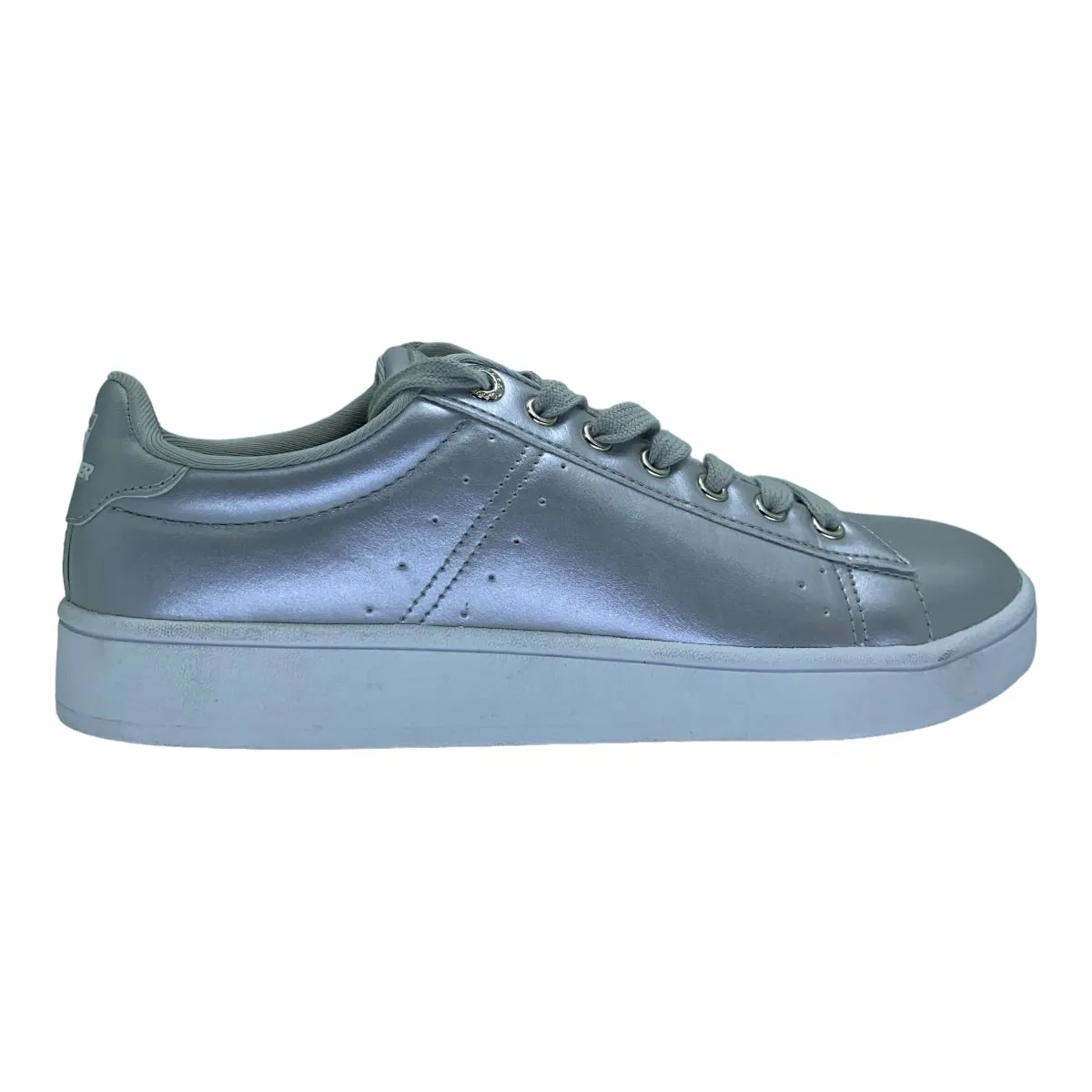 Zapatillas topper plateadas online